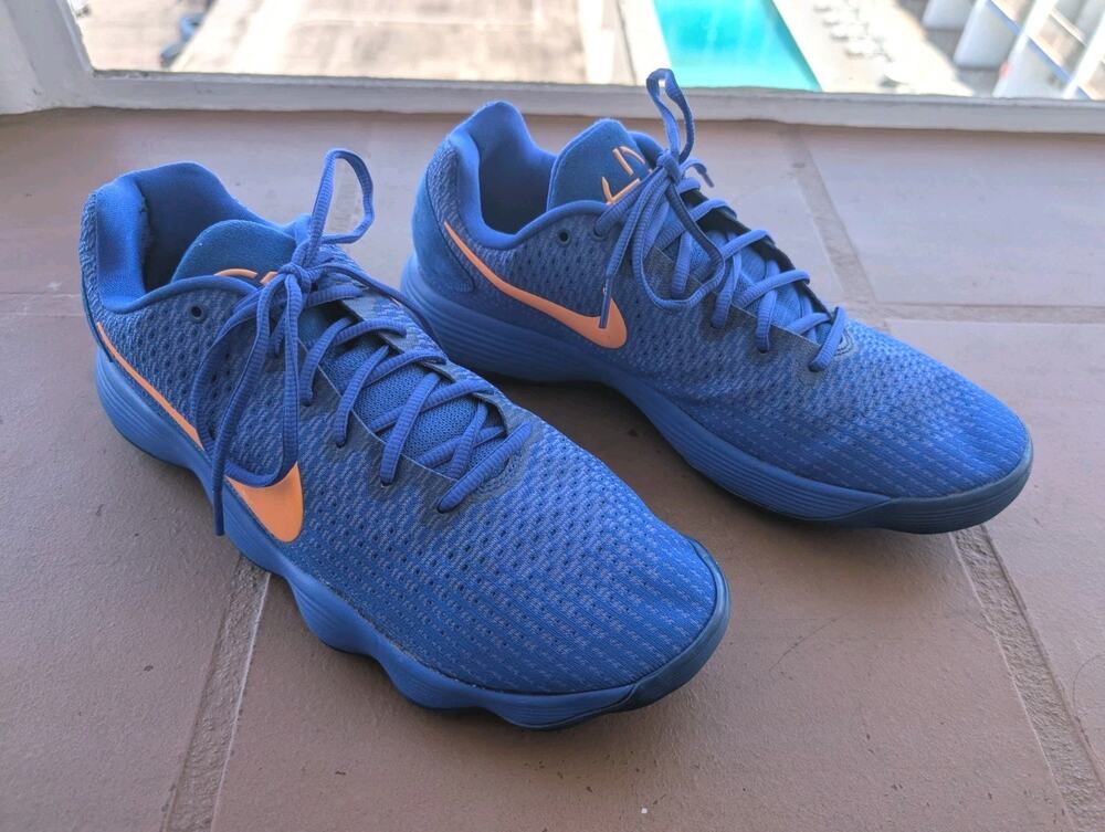 Nike Hyperdunk 2017 Low sneakers in Racer Blue and Orange Pulse Size 12